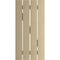 Ekena Millwork Rustic Four Board Spaced Board-n-Batten Smooth Faux Wood Shutters w/Z-Board, 23 1/2W x 76H, PR SHUBSZ23X76SMPR - alternate 9